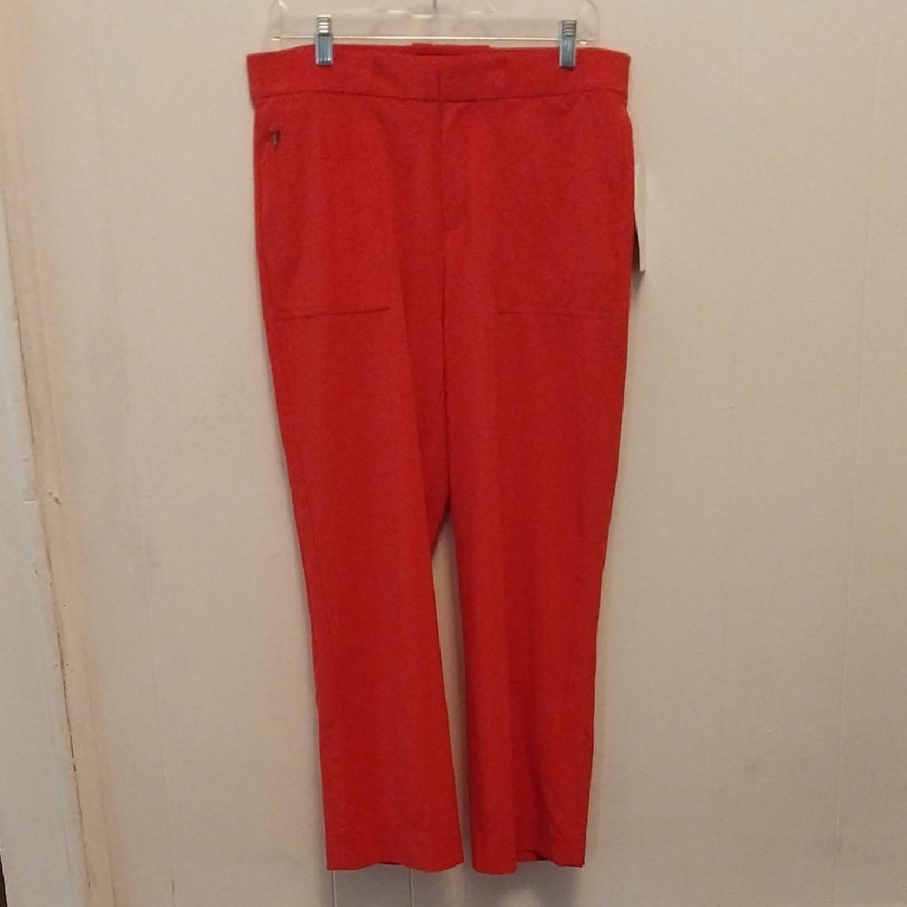 Athleta Red Chinos Classic Straight Leg